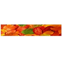 Leaves Texture Large Premium Plush Fleece Scarf 