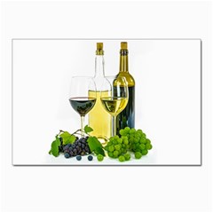 White-wine-red-wine-the-bottle Postcards 5  X 7  (pkg Of 10) by Ket1n9
