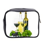 White-wine-red-wine-the-bottle Mini Toiletries Bag (Two Sides) Back