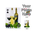 White-wine-red-wine-the-bottle Playing Cards 54 Designs (Mini) Front - Club10