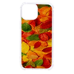 Leaves Texture Iphone 13 Mini Tpu Uv Print Case by Ket1n9