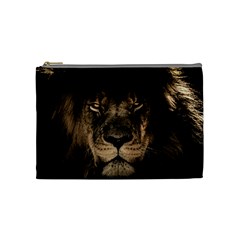 African-lion-mane-close-eyes Cosmetic Bag (medium)