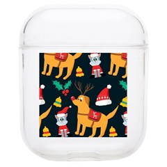 Funny Christmas Pattern Background Airpods 1/2 Case by Ket1n9