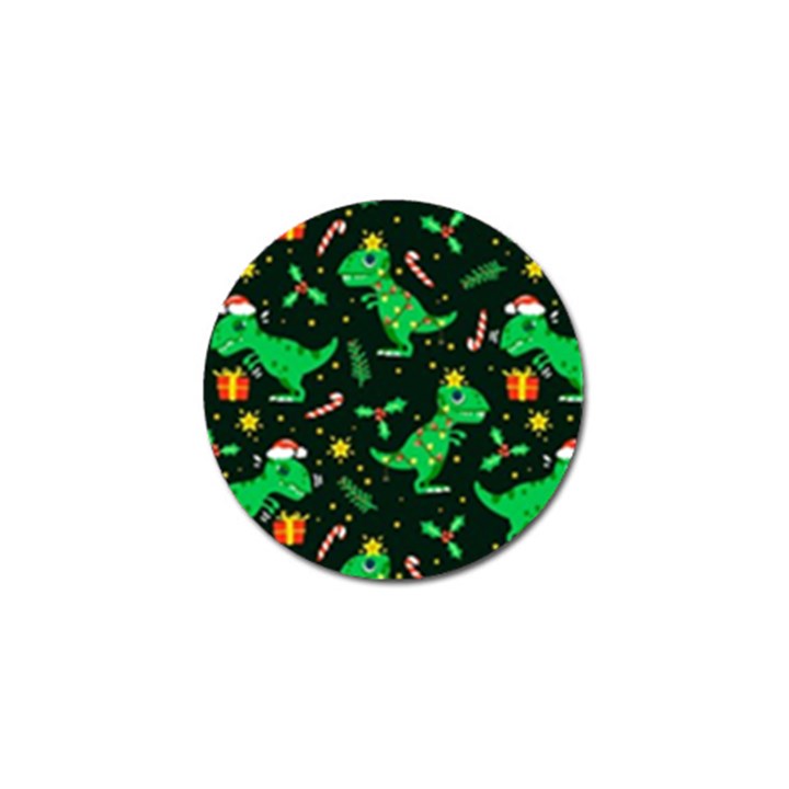 Christmas Funny Pattern Dinosaurs Golf Ball Marker