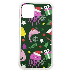 Dinosaur Colorful Funny Christmas Pattern iPhone 12 mini TPU UV Print Case	