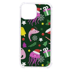 Dinosaur Colorful Funny Christmas Pattern iPhone 13 mini TPU UV Print Case