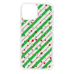 Christmas Paper Stars Pattern Texture Background Colorful Colors Seamless Iphone 13 Mini Tpu Uv Print Case by Ket1n9