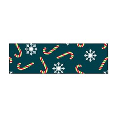 Christmas Seamless Pattern With Candies Snowflakes Sticker Bumper (100 Pack)