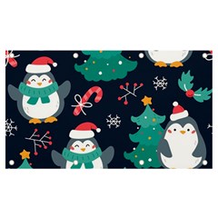 Colorful Funny Christmas Pattern Banner And Sign 7  X 4  by Ket1n9