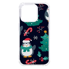 Colorful Funny Christmas Pattern iPhone 14 Pro TPU UV Print Case