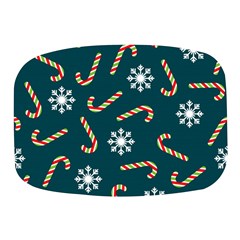 Christmas Seamless Pattern With Candies Snowflakes Mini Square Pill Box by Ket1n9