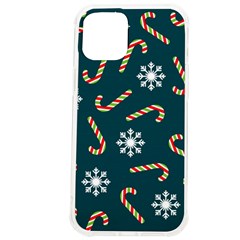 Christmas Seamless Pattern With Candies Snowflakes Iphone 12 Pro Max Tpu Uv Print Case by Ket1n9