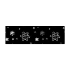 Christmas Snowflake Seamless Pattern With Tiled Falling Snow Sticker Bumper (10 Pack) by Ket1n9