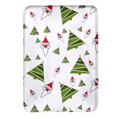 Christmas-santa-claus-decoration Rectangular Glass Fridge Magnet (4 Pack) by Ket1n9