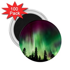 Aurora-borealis-northern-lights 2.25  Magnets (100 pack) 