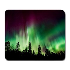 Aurora-borealis-northern-lights Large Mousepad