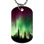 Aurora-borealis-northern-lights Dog Tag (One Side) Front