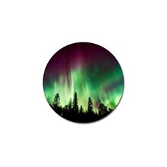 Aurora-borealis-northern-lights Golf Ball Marker (4 pack)