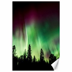 Aurora-borealis-northern-lights Canvas 12  X 18 