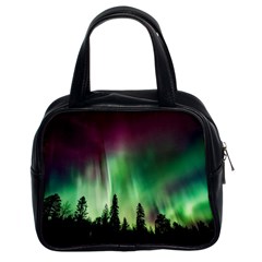 Aurora-borealis-northern-lights Classic Handbag (Two Sides)