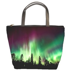 Aurora-borealis-northern-lights Bucket Bag