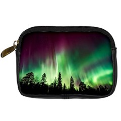 Aurora-borealis-northern-lights Digital Camera Leather Case