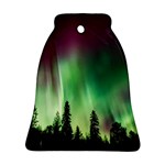 Aurora-borealis-northern-lights Bell Ornament (Two Sides) Front
