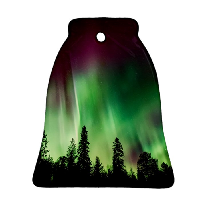 Aurora-borealis-northern-lights Bell Ornament (Two Sides)