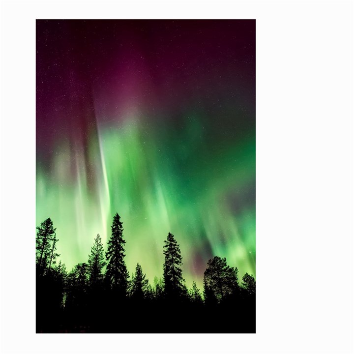 Aurora-borealis-northern-lights Large Garden Flag (Two Sides)