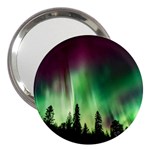 Aurora-borealis-northern-lights 3  Handbag Mirrors Front