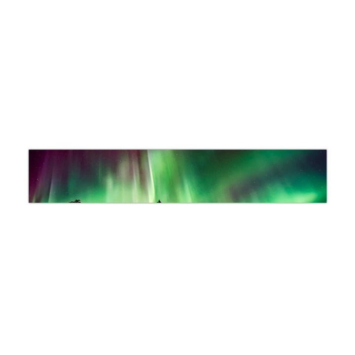 Aurora-borealis-northern-lights Premium Plush Fleece Scarf (Mini)