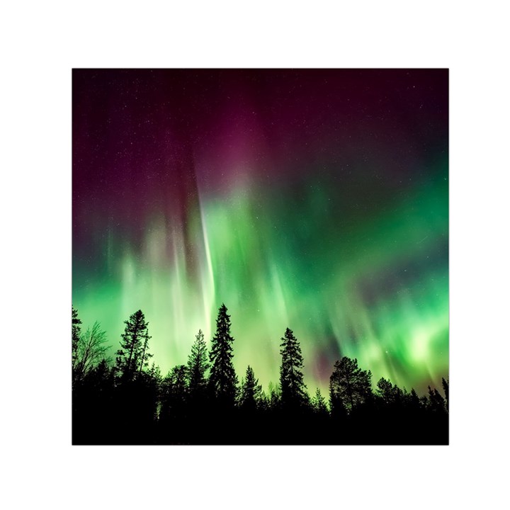 Aurora-borealis-northern-lights Square Satin Scarf (30  x 30 )