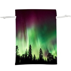 Aurora-borealis-northern-lights Lightweight Drawstring Pouch (XL)