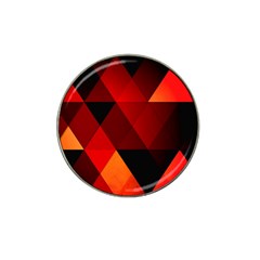 Abstract Triangle Wallpaper Hat Clip Ball Marker by Ket1n9