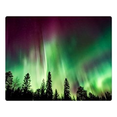 Aurora-borealis-northern-lights Premium Plush Fleece Blanket (Large)