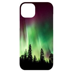 Aurora-borealis-northern-lights Iphone 14 Plus Black Uv Print Case