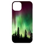 Aurora-borealis-northern-lights iPhone 14 Plus Black UV Print Case Front