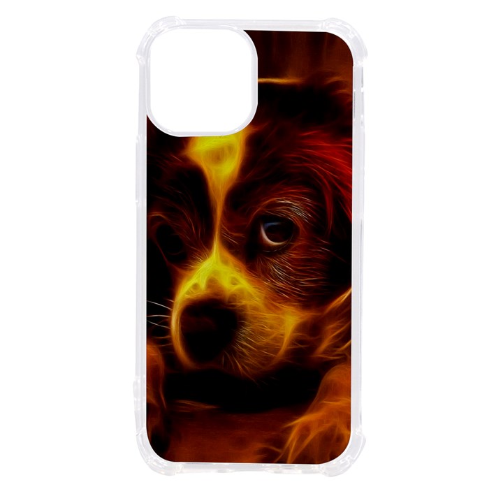 Cute 3d Dog iPhone 13 mini TPU UV Print Case