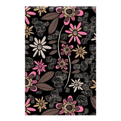 Flower Art Pattern Shower Curtain 48  X 72  (small)  by Ket1n9