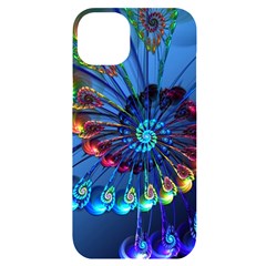 Top Peacock Feathers Iphone 14 Plus Black Uv Print Case by Ket1n9