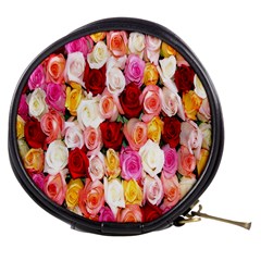 Rose Color Beautiful Flowers Mini Makeup Bag by Ket1n9