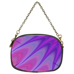 Purple-star-sun-sunshine-fractal Chain Purse (one Side) by Ket1n9