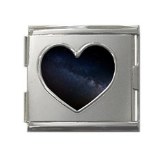 Cosmos-dark-hd-wallpaper-milky-way Mega Link Heart Italian Charm (18mm)