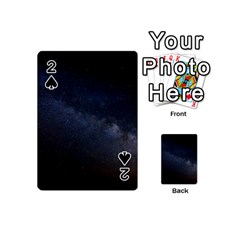 Cosmos-dark-hd-wallpaper-milky-way Playing Cards 54 Designs (mini) by Ket1n9