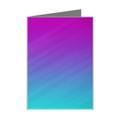 Background-pink-blue-gradient Mini Greeting Card