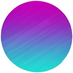Background-pink-blue-gradient Wooden Puzzle Round