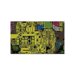 Technology Circuit Board Sticker Rectangular (10 Pack) by Ket1n9