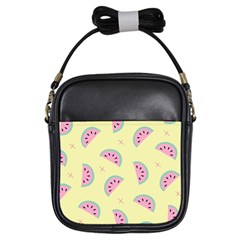 Watermelon Wallpapers  Creative Illustration And Patterns Girls Sling Bag by Ket1n9