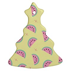 Watermelon Wallpapers  Creative Illustration And Patterns Christmas Tree Ornament (two Sides) by Ket1n9