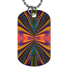 Casanova Abstract Art-colors Cool Druffix Flower Freaky Trippy Dog Tag (two Sides) by Ket1n9